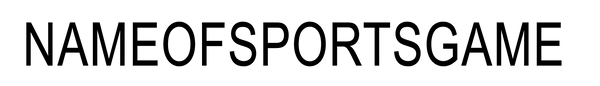 Nameofsportsgame